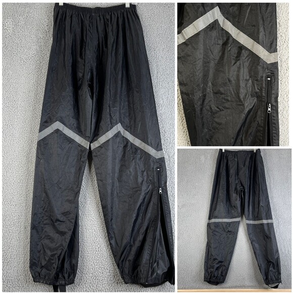 Nelson-Rigg Storm Rider  Pants XL Motorcycle Pull On Reflective Leg Zip Stirrup - Picture 1 of 13